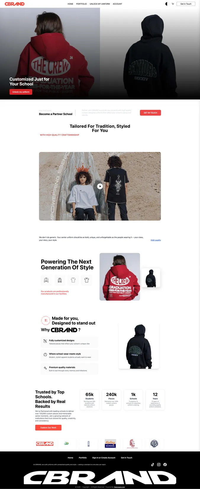 CBrand — Website, mobile apps & technical support