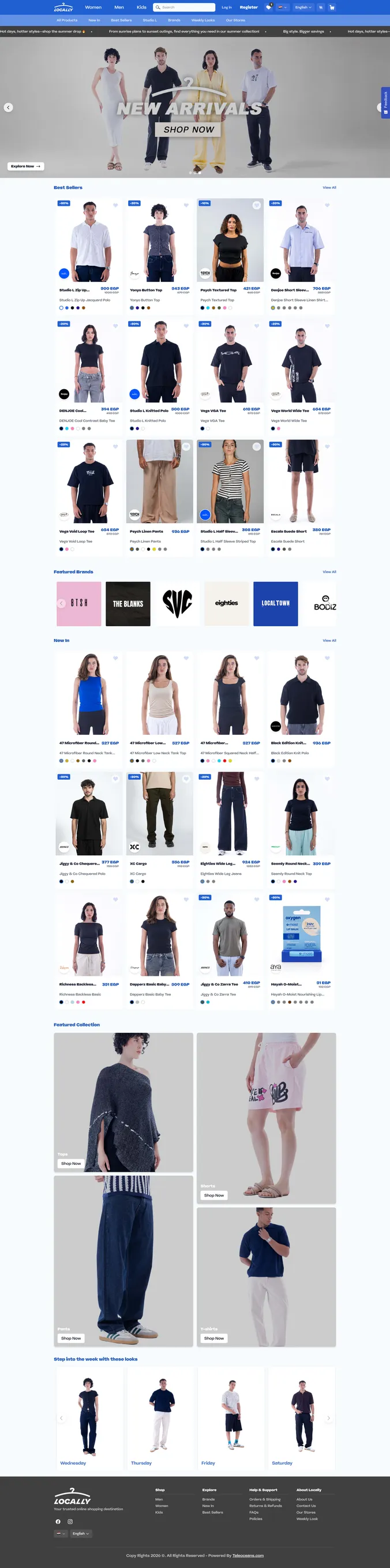 Locally — Fashion eCommerce, mobile apps & admin