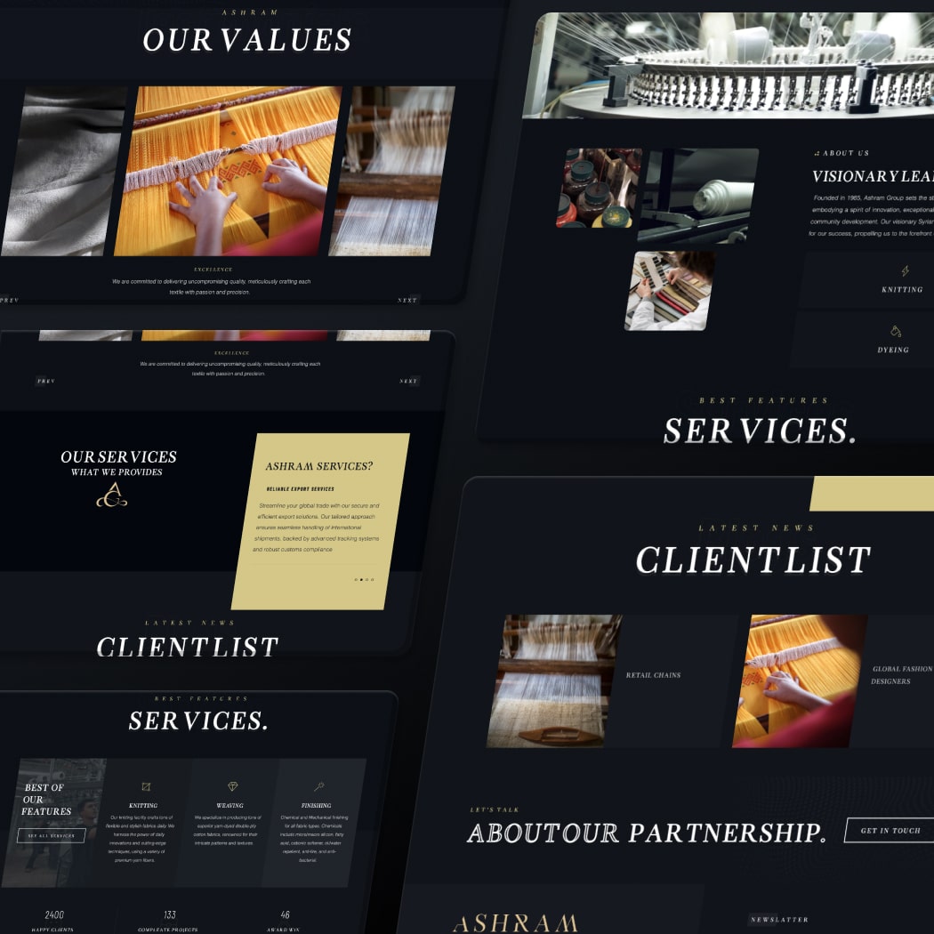 Ashram Group — delivered solution
