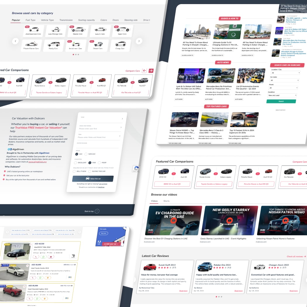 Dubicars — delivered solution