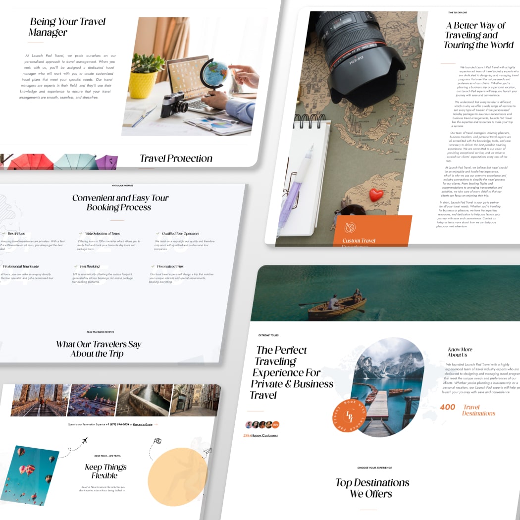 Launch Pad Travel - LPT — delivered solution