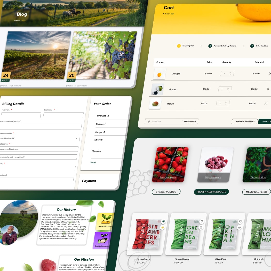 Mazloum Agriculture — delivered solution